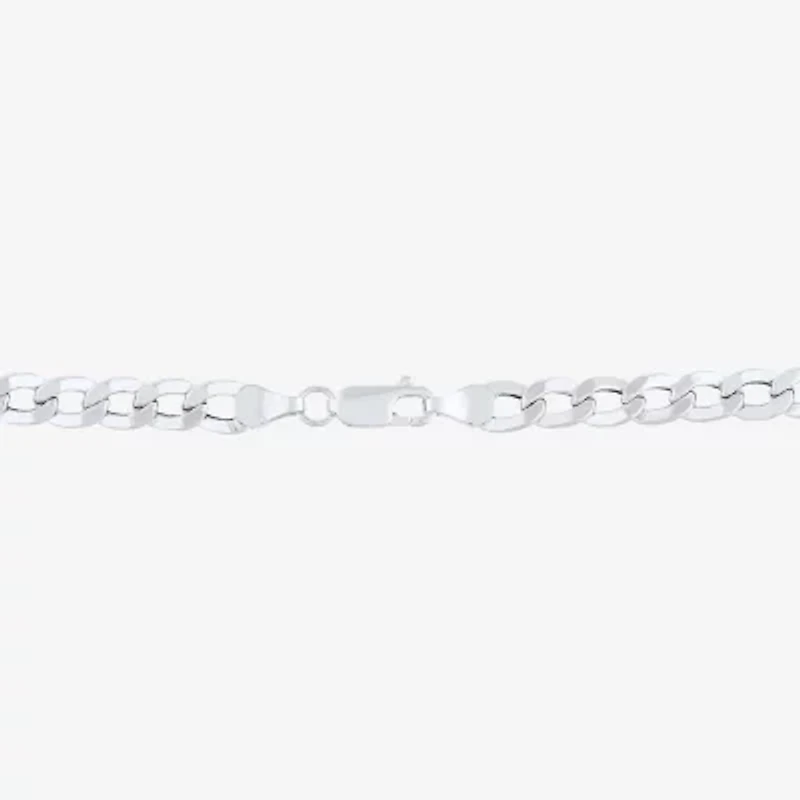 Womens 10K Gold 24 Inch Curb Chain Necklace
