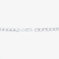Womens 10K Gold 24 Inch Curb Chain Necklace