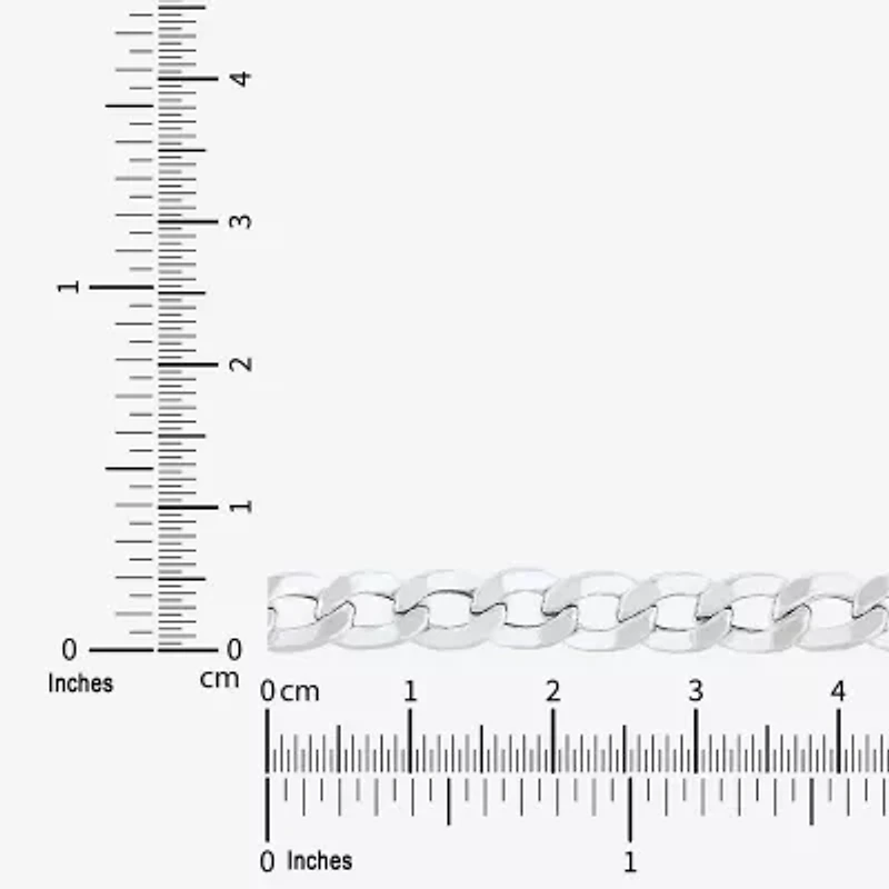 Womens 10K Gold 24 Inch Curb Chain Necklace