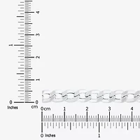 Womens 10K Gold 24 Inch Curb Chain Necklace