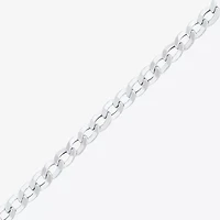 Womens 10K Gold 24 Inch Curb Chain Necklace