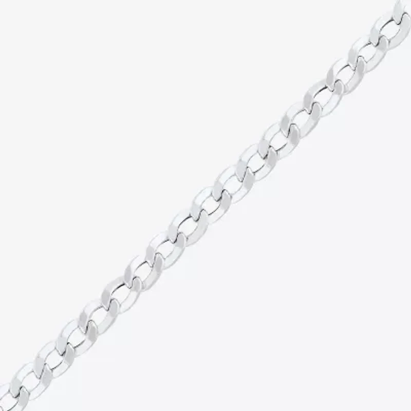 Womens 10K Gold 30 Inch Curb Chain Necklace