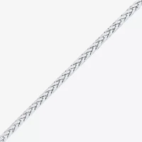 Womens 10K Gold Inch Wheat Chain Necklace