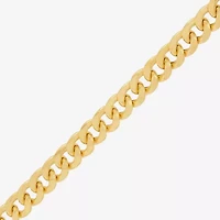 Womens 14K Gold 20 Inch Cuban Chain Necklace