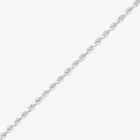 Womens 14K Gold Inch Rope Chain Necklace