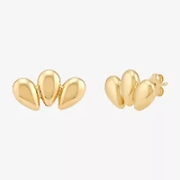 Gold Addiction 10K Gold 18mm Stud Earrings