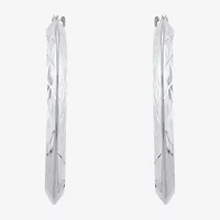 Womens 14K Gold 30mm Hoop Earrings