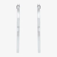 Womens 14K Gold 40mm Hoop Earrings