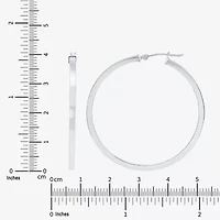 Womens 14K Gold 40mm Hoop Earrings