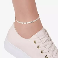 Made in Italy Womens Sterling Silver 9 Inch Stampato Chain Bracelet