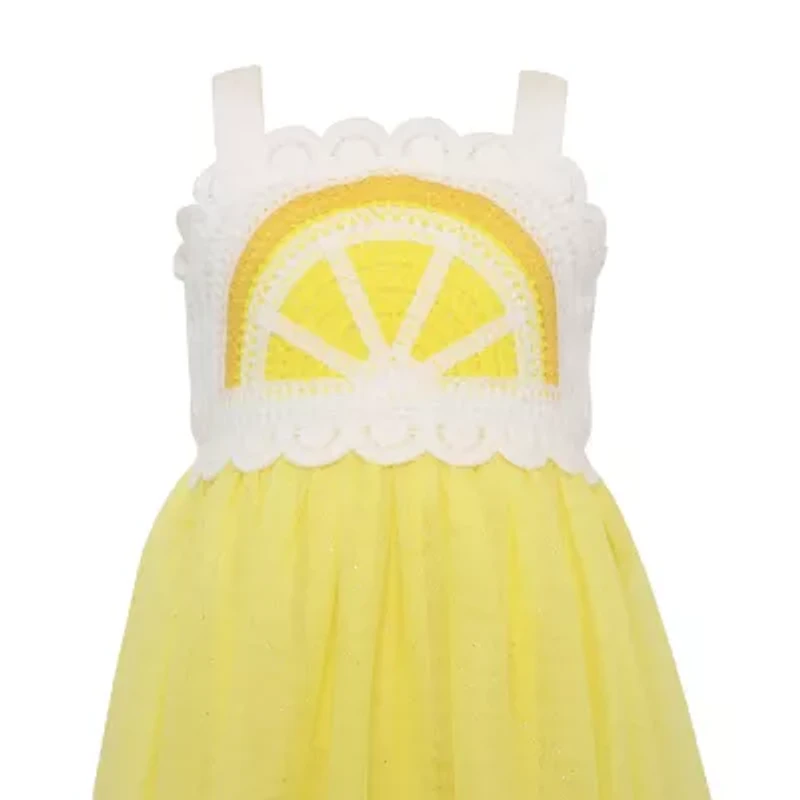 Lilt Toddler Girls Lemon Sleeveless A-Line Dress