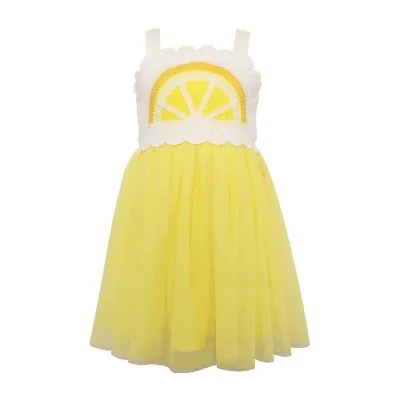 Lilt Toddler Girls Lemon Sleeveless A-Line Dress