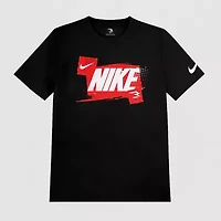 Nike 3BRAND by Russell Wilson Big Kid Boys Crew Neck Short Sleeve Regular Fit Graphic T-Shirt