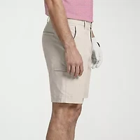 IZOD Swingflex Mens 9 1/2" Stretch Fabric Quick Dry Cargo Short