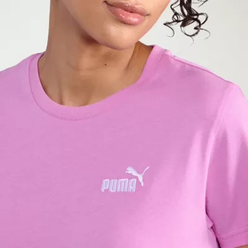 PUMA Womens Crew Neck Short Sleeve Active T-Shirt