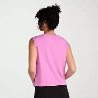 PUMA Womens Crew Neck Sleeveless Active Tank Top