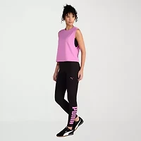 PUMA Womens Crew Neck Sleeveless Active Tank Top
