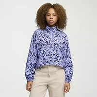 PUMA Womens High Neck Long Sleeve Active Quarter-Zip Pullover