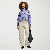 PUMA Womens High Neck Long Sleeve Active Quarter-Zip Pullover