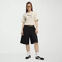 PUMA Womens Crew Neck Short Sleeve Active T-Shirt