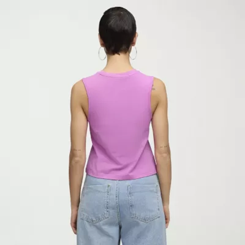 PUMA Womens Crew Neck Sleeveless Active Tank Top