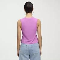 PUMA Womens Crew Neck Sleeveless Active Tank Top