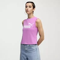 PUMA Womens Crew Neck Sleeveless Active Tank Top