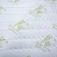 Aloe Vera Bamboo Hypoallergenic Mattress Pad