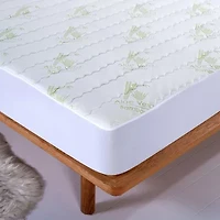 Aloe Vera Bamboo Hypoallergenic Mattress Pad