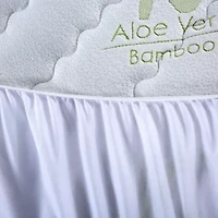 Aloe Vera Bamboo Hypoallergenic Mattress Pad