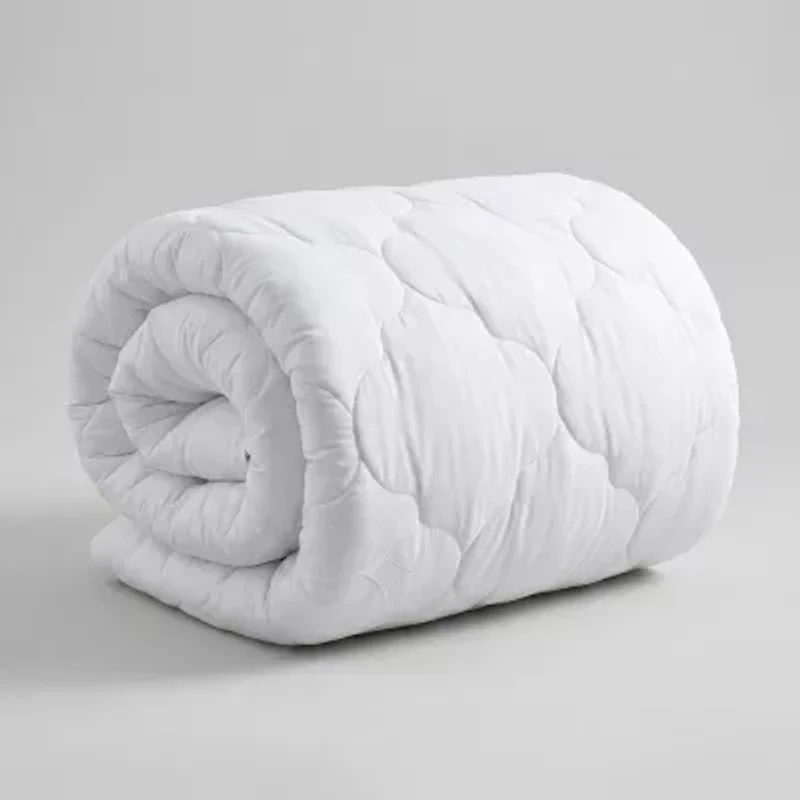 Ella Jayne Lofty 100% Cotton Plush Gel Fiber Filled Mattress Topper