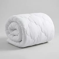 Ella Jayne Lofty 100% Cotton Plush Gel Fiber Filled Mattress Topper