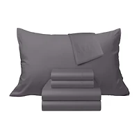 Ella Jayne 100% Cotton Sateen 500 Thread Count Deep Pocket 4-piece Sheet Set