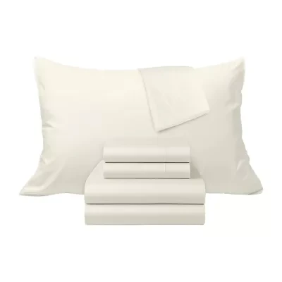 Ella Jayne 1200 Thread Count 100% Cotton Sateen Deep Pocket 4-piece Sheet Set