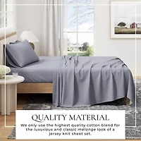 Linery Heathered Jersey Sheet Set