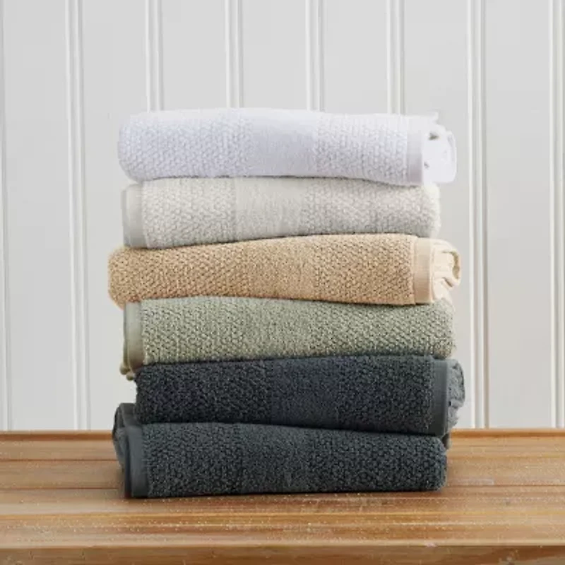 Linery Cotton Textured Weave 12-pc. Quick Dry Bath Towel Set