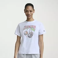 Champion Womens Crew Neck Short Sleeve Active T-Shirt