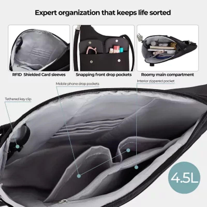 Travelon Anti-Theft Classic Crossbody Bag