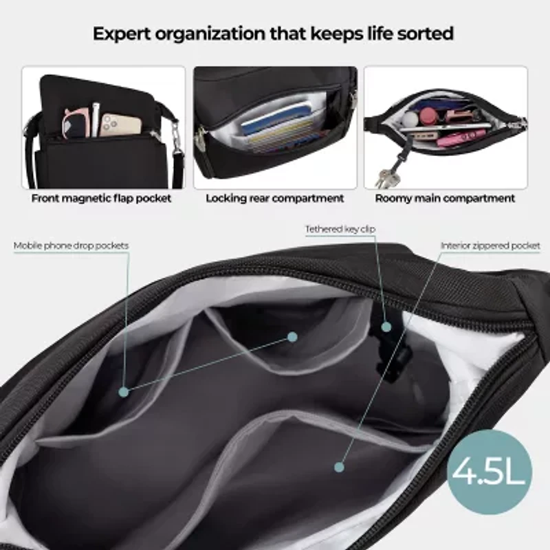 Travelon Anti-Theft Classic Messenger Bag