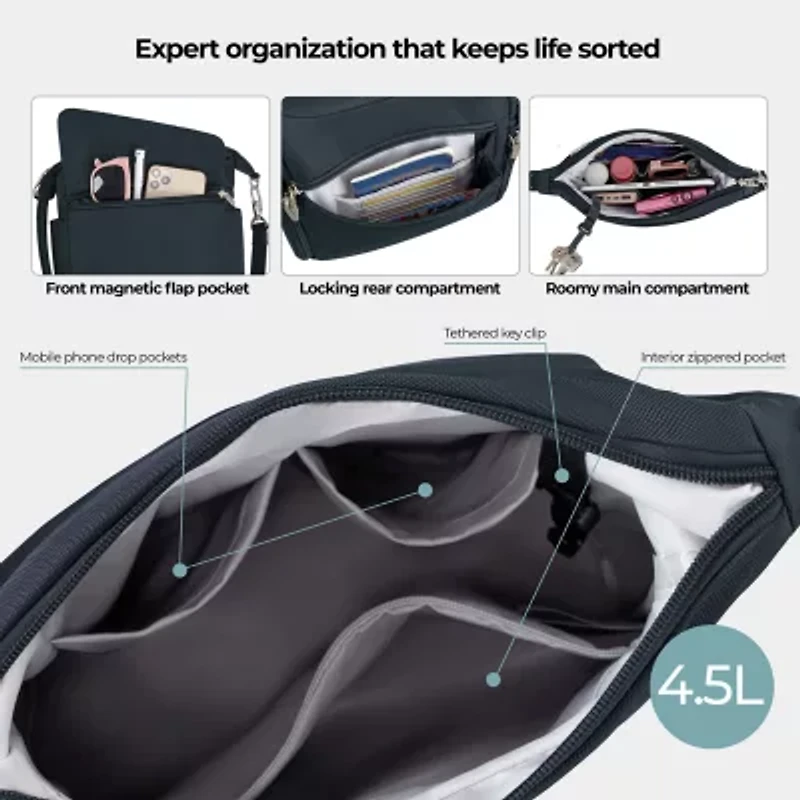 Travelon Anti-Theft Classic Messenger Bag