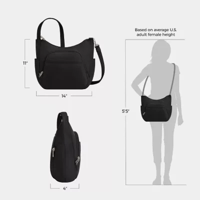 Anti-Theft Classic Crossbody Bucket Bag