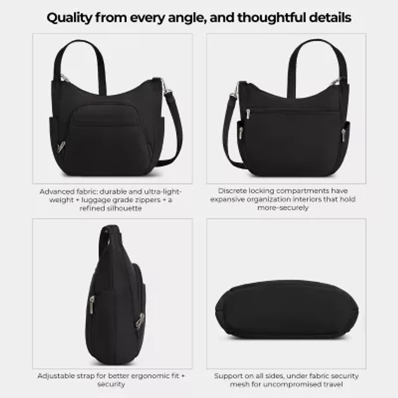 Anti-Theft Classic Crossbody Bucket Bag