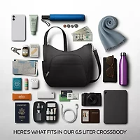 Anti-Theft Classic Crossbody Bucket Bag