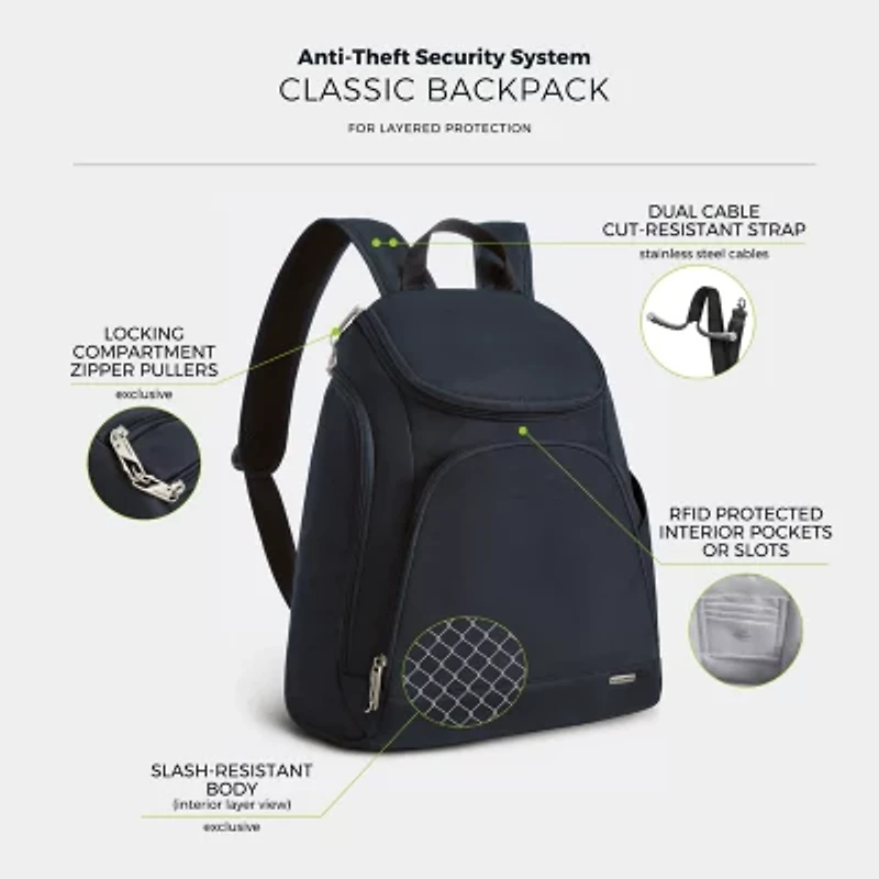 Travelon Anti-Theft Classic Womens Backpack