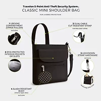 Travelon Anti-theft Classic Mini Shoulder Bag