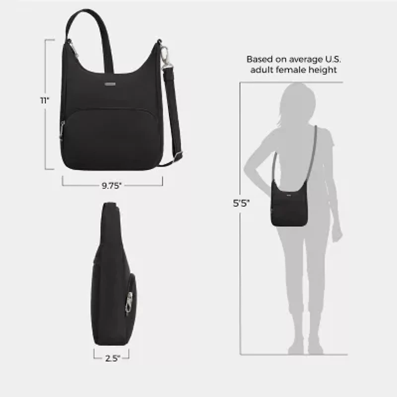 Travelon Anti-Theft Classic Essential Messenger Bag