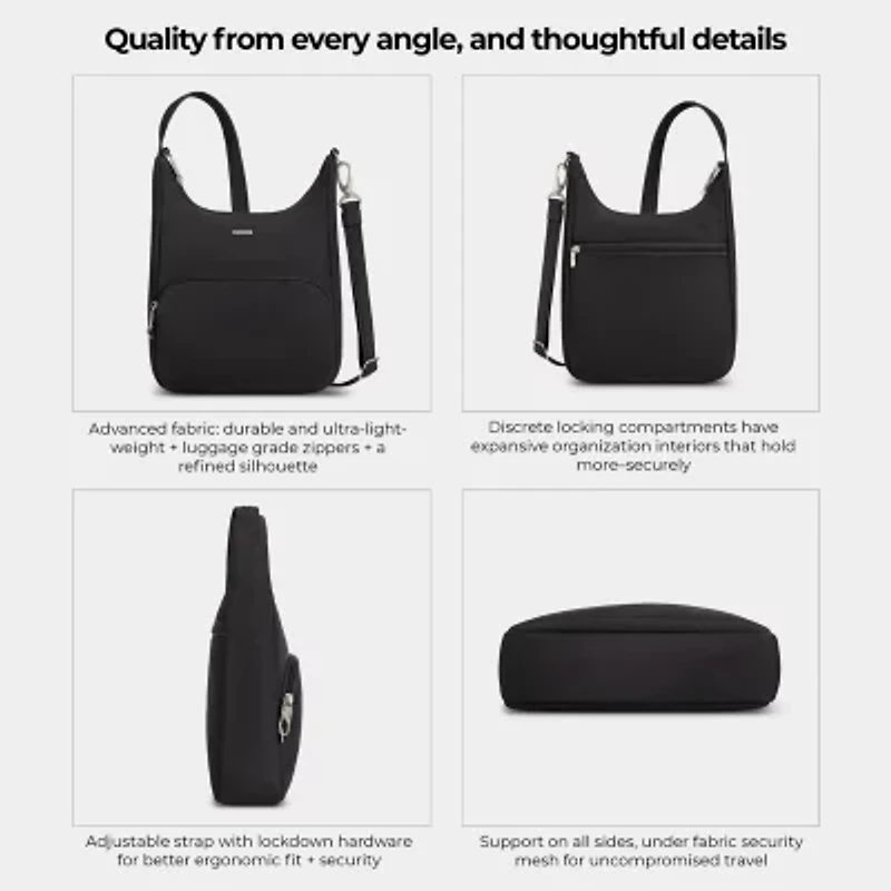 Travelon Anti-Theft Classic Essential Messenger Bag