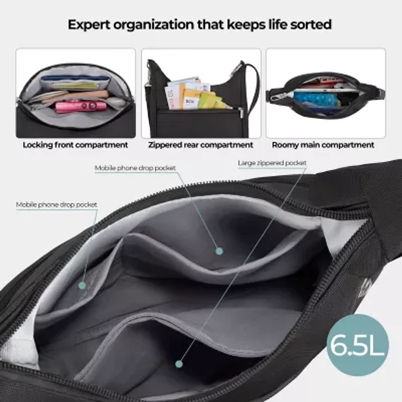 Travelon Anti-Theft Classic Essential Messenger Bag