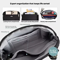 Travelon Anti-Theft Classic Convertible Crossbody & Waist Pack