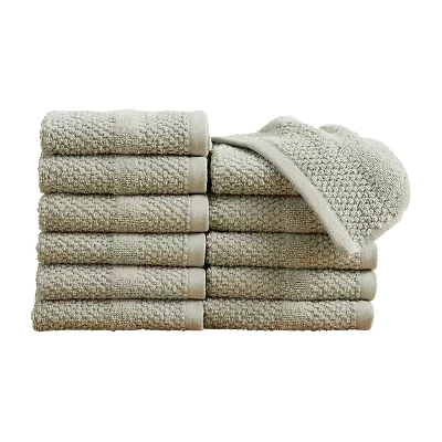 Linery Cotton Textured Weave -pc. Quick Dry Bath Towel Set